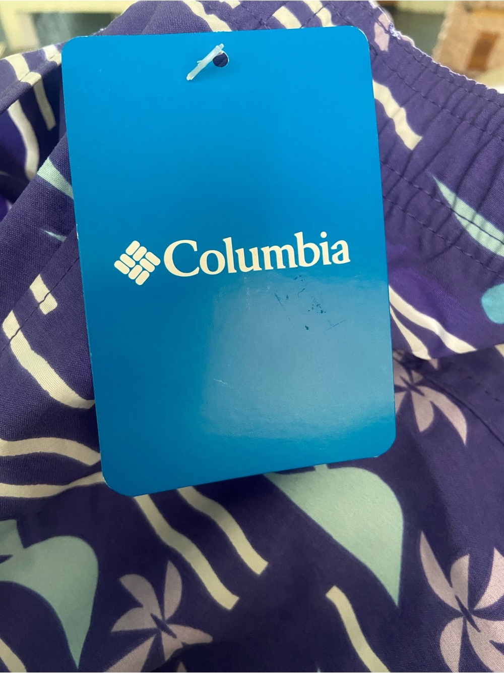 🩵🏄‍♀️💜Columbia Purple/Teal Athletic Shorts NWT - Picture 5 of 12